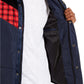 Jaqueta acolchoada Brady Colorblocked Masculina American Rag Azul Tamanho Grande