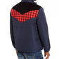 Jaqueta acolchoada Brady Colorblocked Masculina American Rag Azul Tamanho P