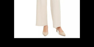 Calças femininas Alfani de perna larga marrom tamanho 16