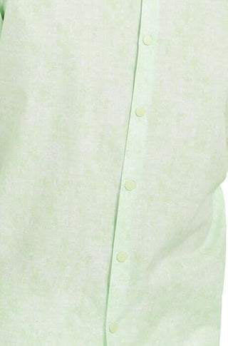 Camisa xadrez abstrata Alfani masculina, corte clássico, verde, tamanho grande