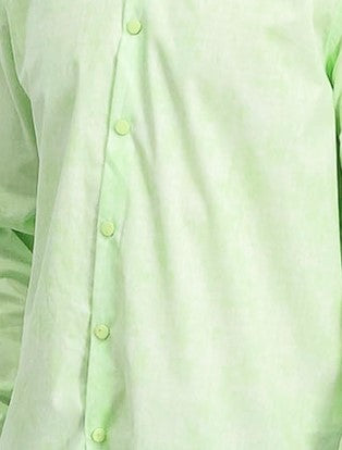 Camisa xadrez abstrata Alfani masculina, corte clássico, verde, tamanho extra grande