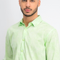 Camisa xadrez abstrata clássica Alfani masculina, verde, tamanho médio
