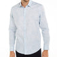 Camisa xadrez abstrata clássica Alfani masculina, tamanho azul marinho, tamanho extra grande