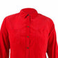 Camisa feminina de veludo cotelê sólida Charter Club vermelha tamanho pequeno