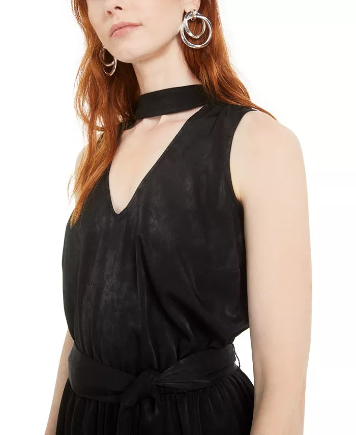 Macacão gargantilha feminino Bar III preto tamanho extra grande