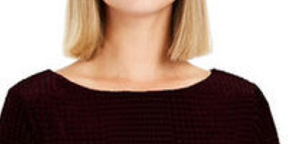 Top de veludo texturizado feminino Charter Club, preto, tamanho grande