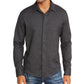 Camisa American Rag Masculina de Sarja Escovada Matt Regular-Fit Preta Tamanho Grande