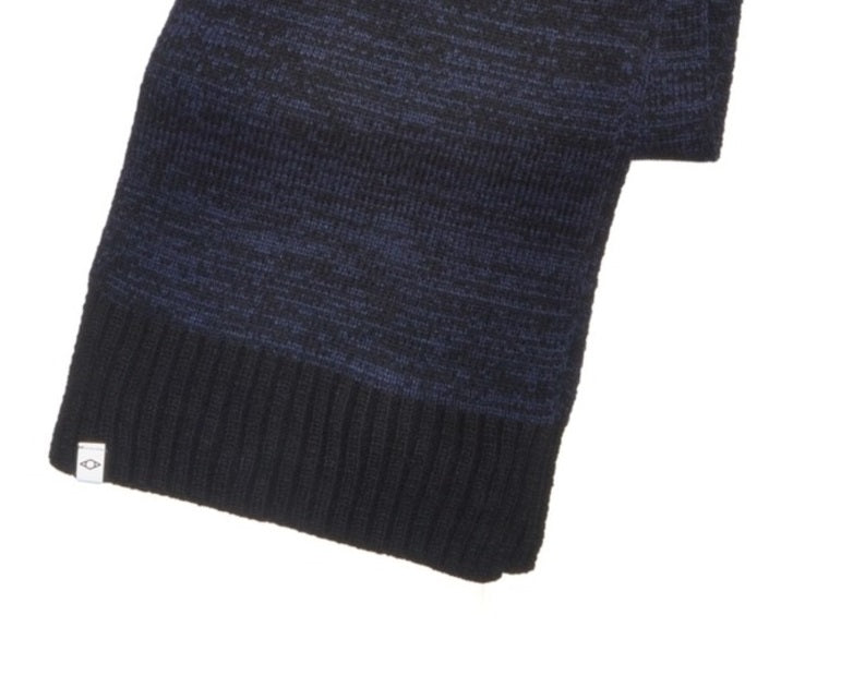 Cachecol Alfani Masculino Space-Dyed Preto Tamanho Regular