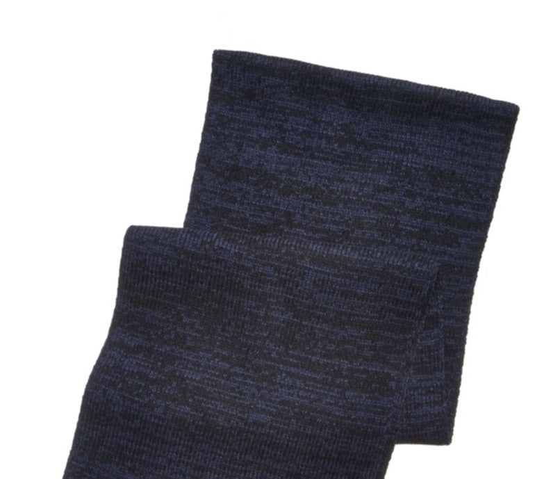 Cachecol Alfani Masculino Space-Dyed Preto Tamanho Regular
