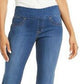 Jeans feminino estilo &amp; co Ella Pull-On Bootcut, tamanho médio, azul, extra pequeno