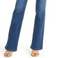 Jeans feminino estilo &amp; co Ella Pull-On Bootcut, tamanho médio, azul, extra pequeno