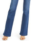 Jeans feminino estilo &amp; co Ella Pull-On Bootcut, tamanho médio, azul, grande