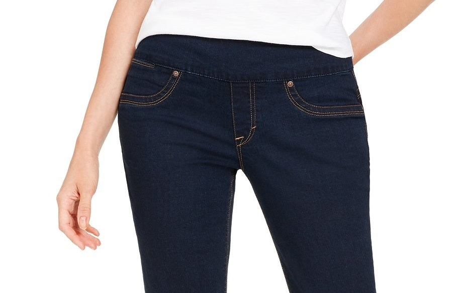 Calça jeans feminina estilo &amp; co Ella Pull-On Bootcut Camino tamanho 2 extra grande