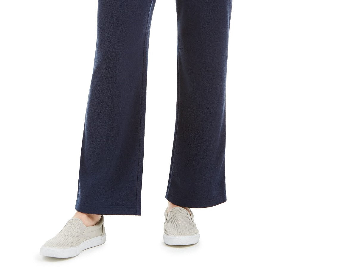 Calça Karen Scott Petites Microfleece Feminina Azul Tamanho P
