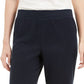 Calça Karen Scott Petites Microfleece Feminina Preta Tamanho Médio