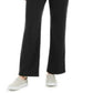 Calça feminina Karen Scott Petites Microfleece preta tamanho Petite