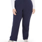 Calça de aquecimento feminina Karen Scott Plus Size, preta, tamanho 2X