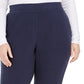 Calça de aquecimento feminina Karen Scott Plus Size, preta, tamanho 2X