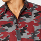 Camisa camuflada masculina American Rag vermelha tamanho grande