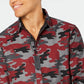 Camisa camuflada masculina American Rag vermelha tamanho médio