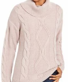 Suéter feminino Charter Club com decote careca e glitter, rosa, tamanho XX-G