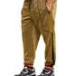 Calça jogger metálica grande e alta masculina da INC International Concepts, amarela, tamanho XXG