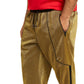 Calça jogger metálica grande e alta masculina da INC International Concepts, amarela, tamanho XXG