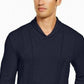 Suéter texturizado masculino Tasso Elba azul escuro tamanho pequeno