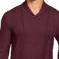 Suéter texturizado masculino Tasso Elba vermelho escuro tamanho pequeno