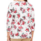Karen Scott Top Henley Feminino Petite com Estampa Floral Branco Tamanho Petit
