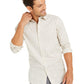 Camisa masculina Tasso Elba Pillo Melange Paisley marrom tamanho pequeno