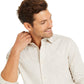 Camisa masculina Tasso Elba Pillo Melange Paisley marrom tamanho pequeno