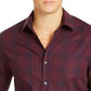 Camisa masculina com estampa de medalhão Tasso Elba vermelha tamanho 2 extra grande