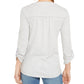 Blusa bordada feminina Style &amp; Co, cinza, tamanho médio