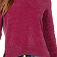 Suéter feminino Maison Jules com gola alta rosa tamanho extra grande