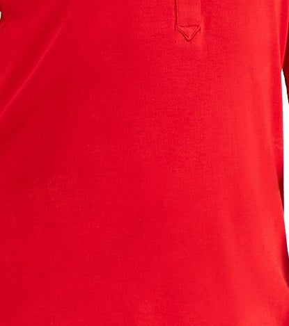 Camisa polo feminina de malha Charter Club vermelha tamanho XX-G