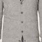 Cardigan masculino de cashmere com botões Tasso Elba, tamanho médio, cinza, grande