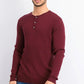 Camisa Henley Luxe Masculina Tasso Elba Vinho Tamanho 2 Extra Grande