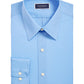 Camisa social masculina Club Room Regular Fit lisa azul francês tamanho 15,5x34-35