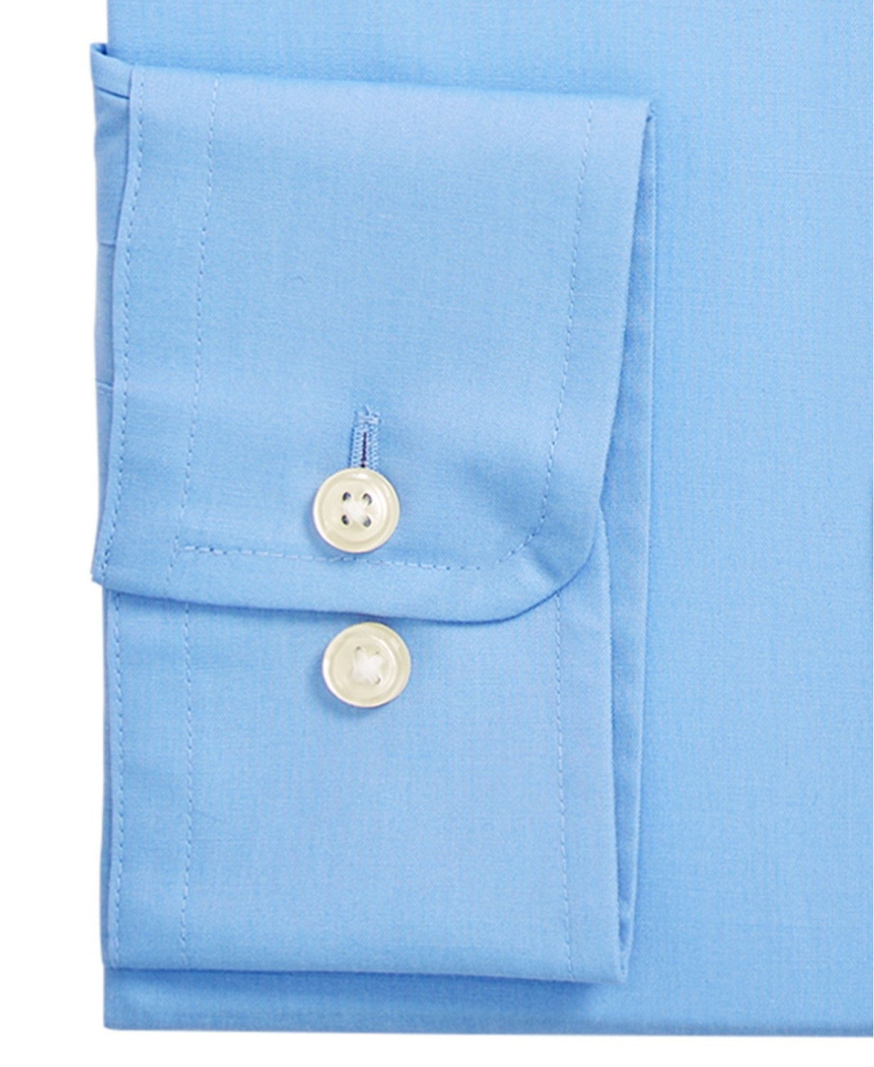 Camisa social masculina Club Room Regular Fit lisa azul francês tamanho 15,5x34-35