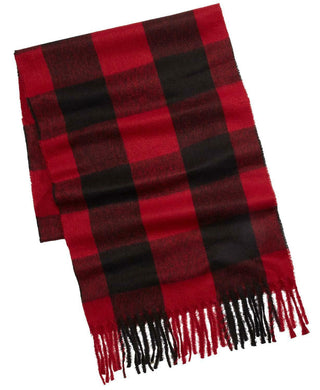Cachecol Alfani Masculino Buffalo Xadrez Vermelho Tamanho Único