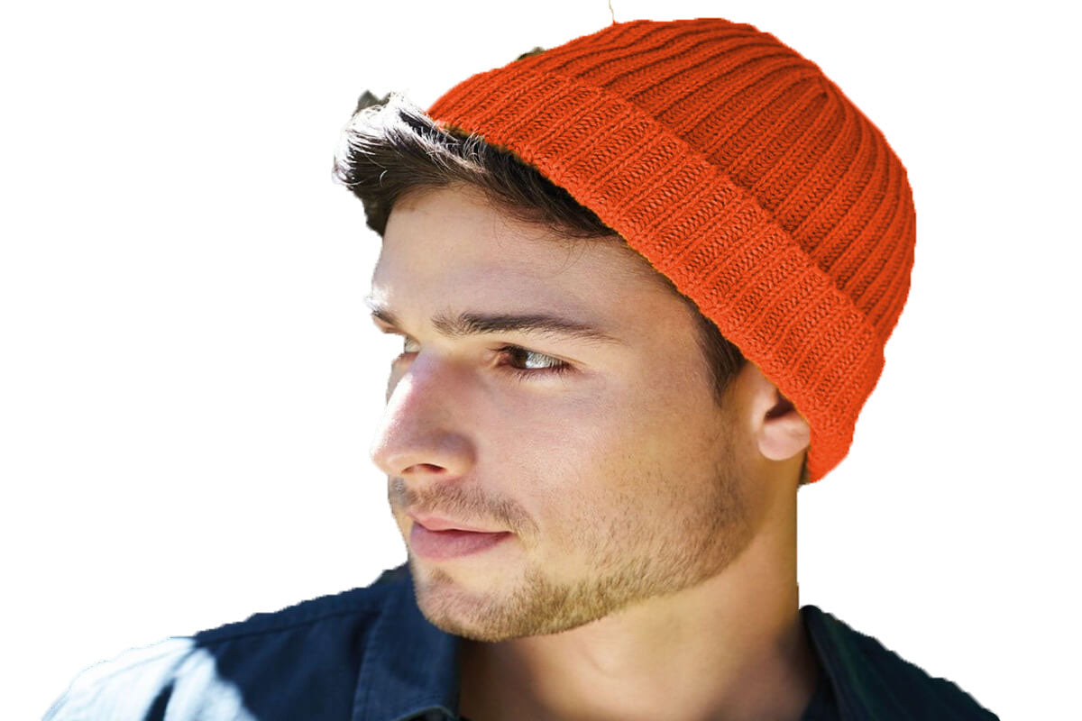Gorro de pescador masculino Club Room laranja tamanho único