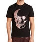 Camiseta masculina com estampa de caveira e lantejoulas Renew da INC International Concepts, preta, tamanho médio