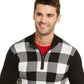 Charter Club Suéter masculino Buffalo Check Family, branco, tamanho 2, extra grande