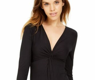 Body Bar III Feminino Twisted Thong Preto Tamanho Médio