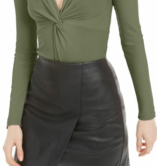 Body Bar III Feminino Twisted Thong Verde Tamanho 2 X-G