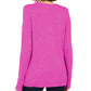 Suéter feminino com decote em V e detalhe de fechadura da INC International Concepts, rosa, tamanho pequeno