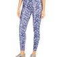 Leggings femininas com estampa de python da Ideology, roxas, tamanho extra pequeno