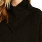Blusa envolvente feminina Ideology com fecho frontal, preta, tamanho grande