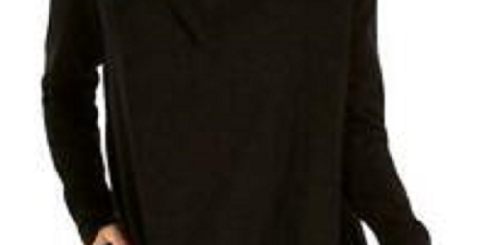 Blusa envolvente feminina Ideology com fecho frontal, preta, tamanho grande